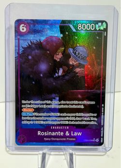 🔥 One Piece EB04 Rosinante & Law SR Alt Art – Near Mint 🔥