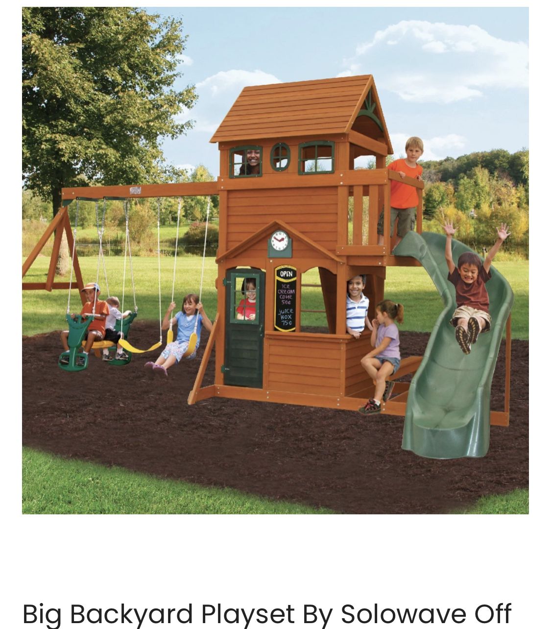 Big Backyard By SoloWave Swing Set