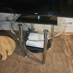 Glass End Table