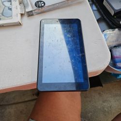 black DigiLand 7" Android tablet, model number DL721-RB