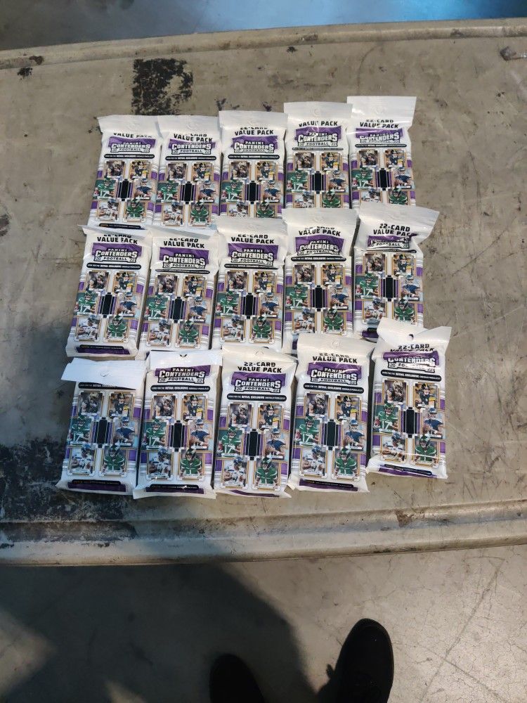 Football Cards-15 Packs New