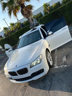 2014 BMW 740Li Series M Sport White Sedan