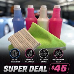 Car wash supplies