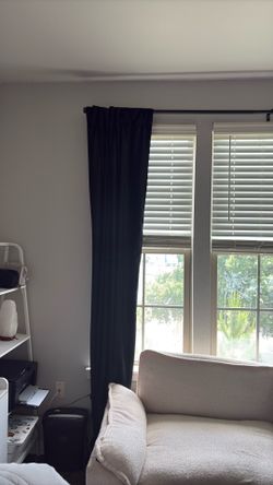 96” Ralph Lauren black out curtains