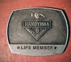 1996 Vintage Silver Metal Handyman Life Member 2