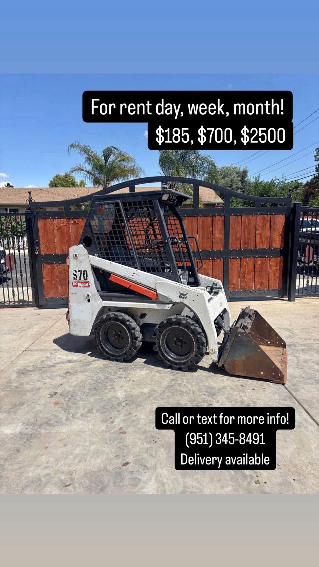 Mini Bobcat Skidsteer