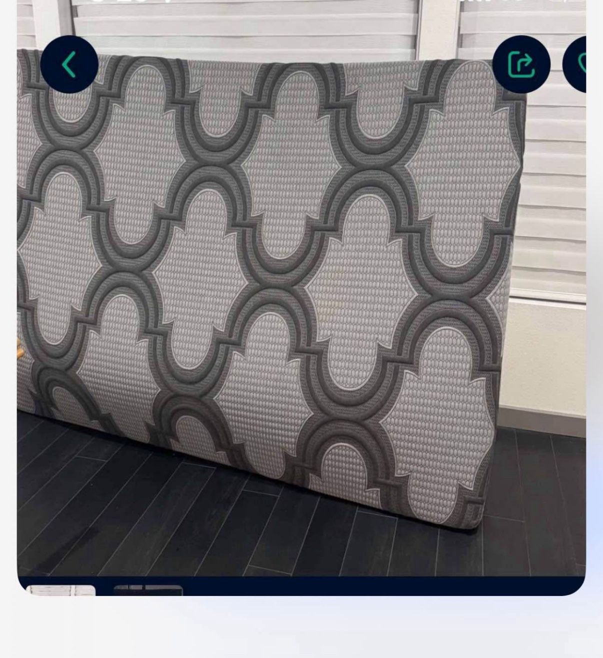 Queen Mattress Approx 10 In Deep With Box Spring