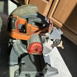Ridgid Circular Chop Saw 12" Blade 4000 Rpm In Good Condition 