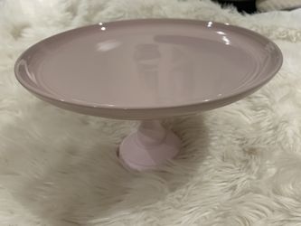 Pink Pedestal Cake Cupcake Platter