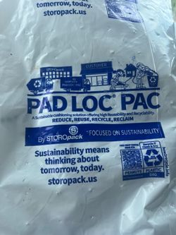 Packages of packing peanuts