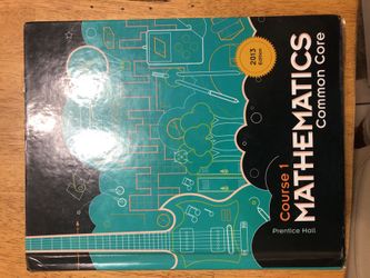Prentice Hall Mathematics Course 1 Common Core 2013 Edition ISBN 125673716X 9781256737162 (2013-05-04)