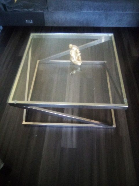 Square Glass Coffee Table