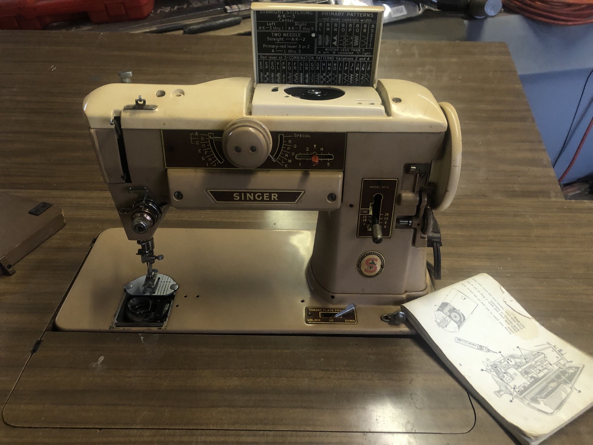 Sewing Table And Machine