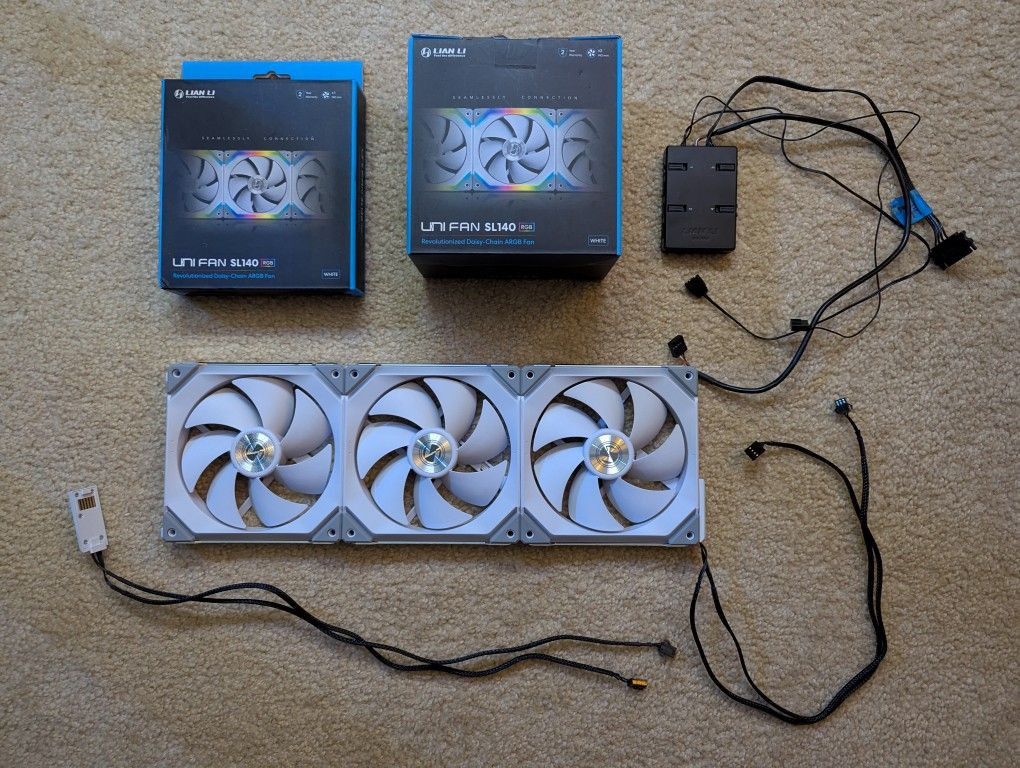 Lian Li Uni Fan SL140 RGB (x3)