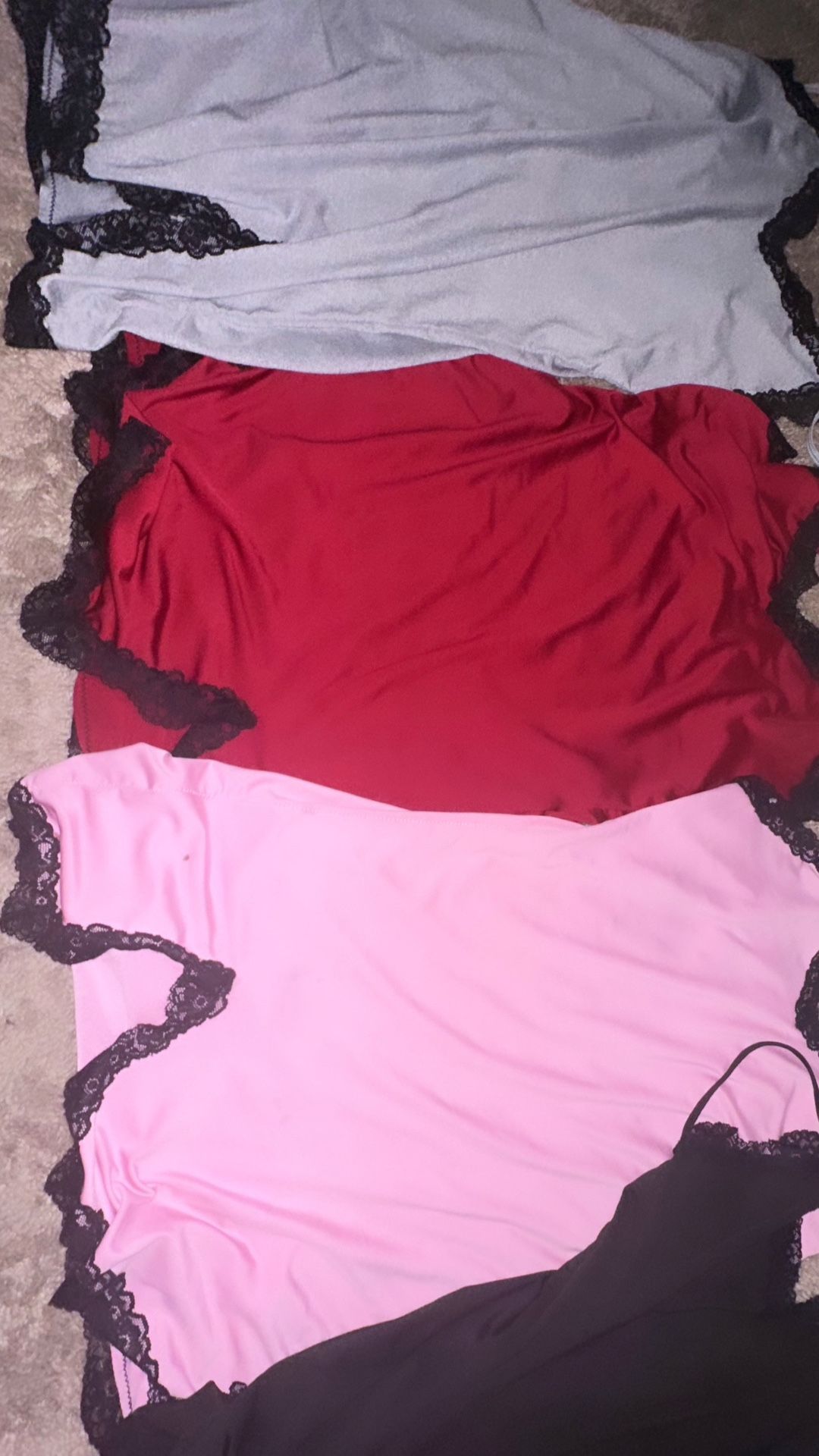 4pcs Women’s Solid Color Nightgowns