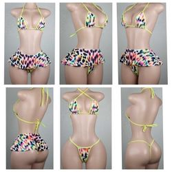 Beautiful  Custom DESIGNED EXOTIC BIKINI 