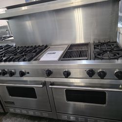 60" VIKING GAS RANGE STAINLESS STEEL 