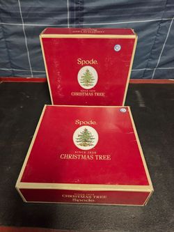 Spode Christmas Tree salad plates