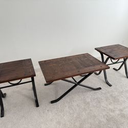 Coffee Table &  End Tables