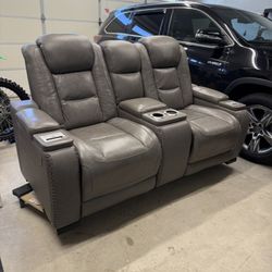 Leather couch