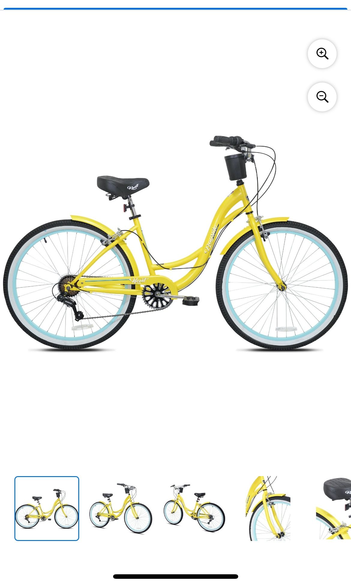 Still in Box- Kent Bicycles 26 in. Bayside Women's Cruiser Bicycle, Yello