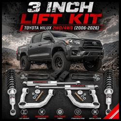 🔥 3” LIFT KIT – TOYOTA HILUX (2006–2026) 🔥

💥 2WD / 4WD 💥

Give your Hilux that aggressive off-road look 😮‍🔥
