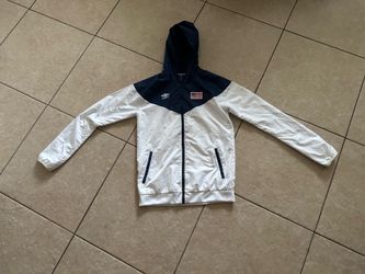 SLIGHTLY USED UNISEX UMBROW WINDBREAKER JACKET W/HOOD SIZE XL