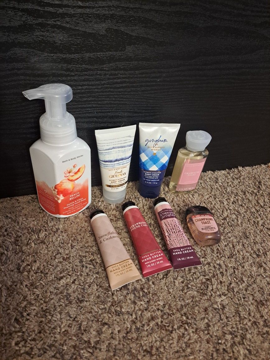 Brand New Bath and Body Works Items 