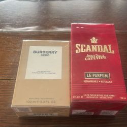 Burryberry Cologne/ Jean paul gaultier le parfum