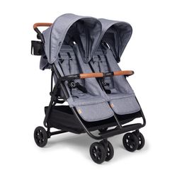Zoe Twin V2 Brand New Open Box Double Stroller - Ocean
