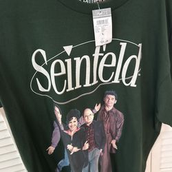 &10 NEW  SEINFELD SHIRT SIZE LARGE