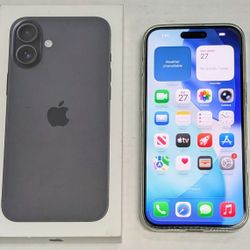 Like New iPhone 16 Plus 5G For T-Mobile Metro MetroPCS Sprint TruConnect Tello Google Fi Mint Ultra Gen Mobile With AppleCare Warranty