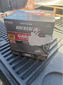 Rust-Oleum RockSolid Garage Floor Coating Kit – Dark Gray (NEW)