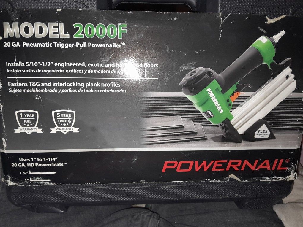 20 GA Pneumatic Trigger Pull Powernailer