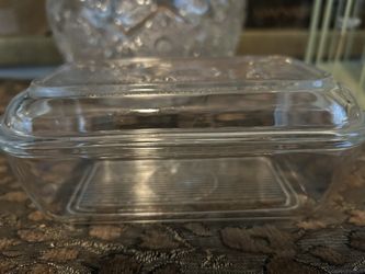 Vintage Arcoroc France Refrigerator Butter Dish