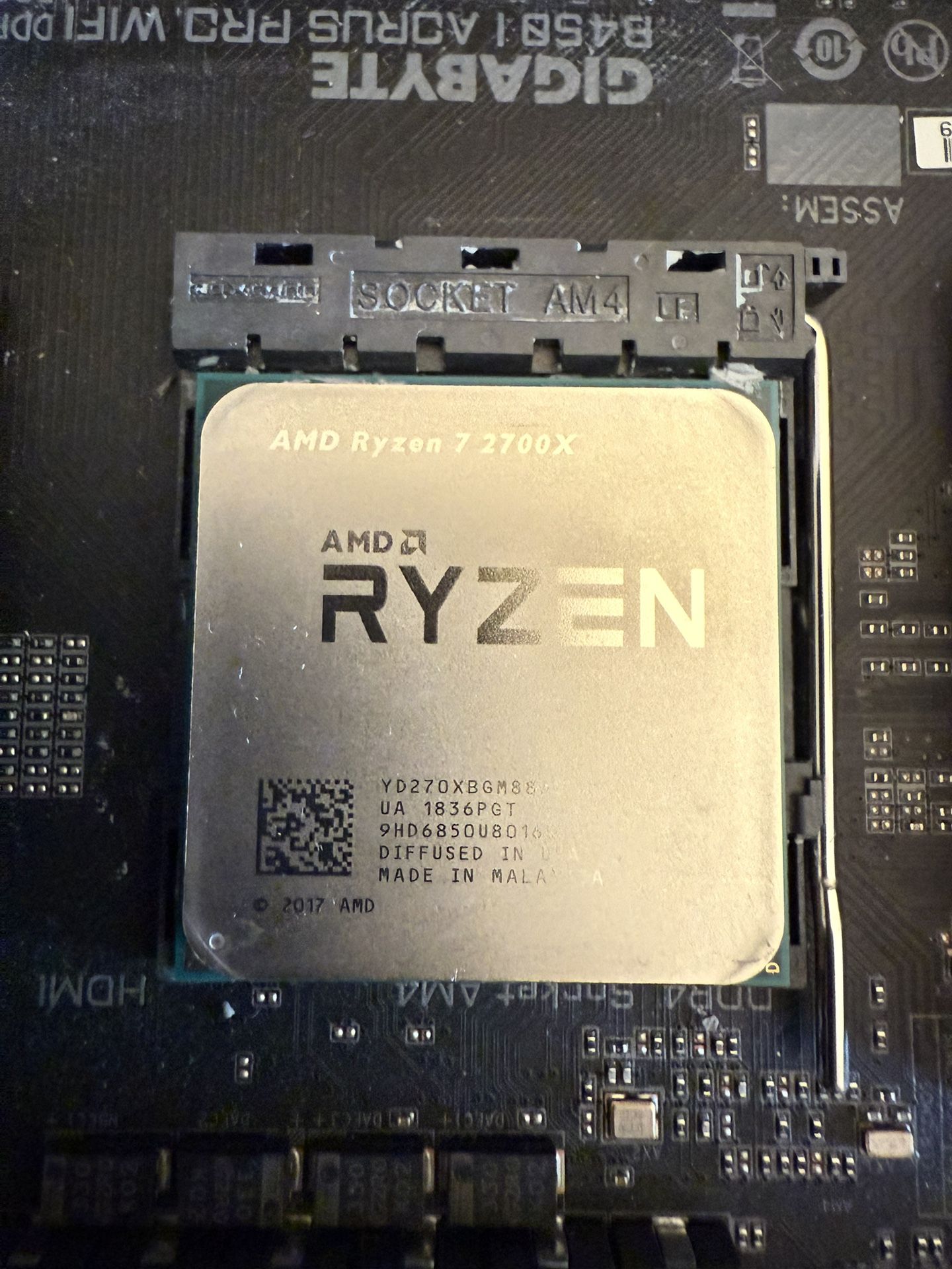 AMD Ryzen 7 2700x AM4 Processor