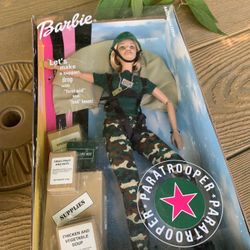 Barbie Army Doll!! $25!! NEW!