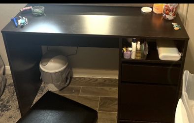 Brown desk