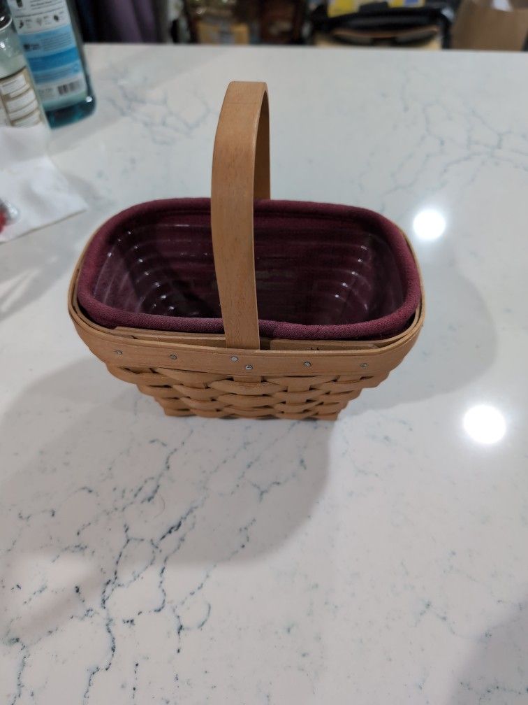 Longaberger Small Comforts Basket 