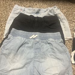 Girls Shoes, Jeans, Shorts And Tops