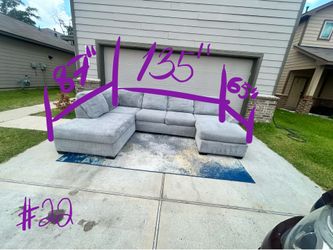 Sectional couch modular L-shaped sofa sala