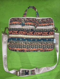 KAYOND Red Bohemia Patten Waterproof Laptop Shoulder Messenger Bag Case Sleeve for 12 Inch 13.3 Inch Laptop