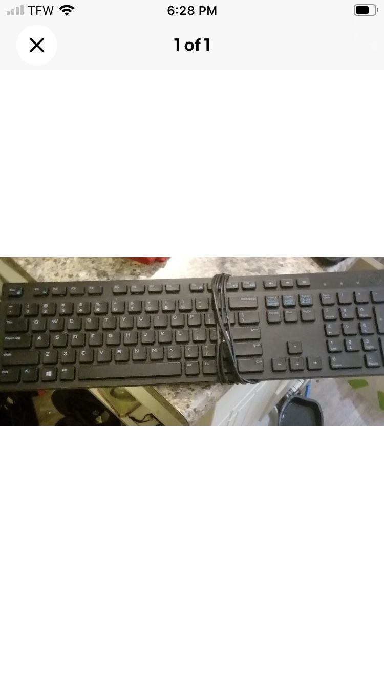 Dell KB216-BK-US Wired Keyboard - Black