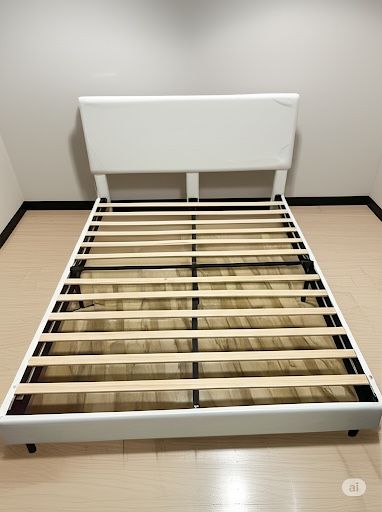 Wood bed frame