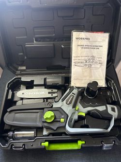 workpro mini Cordless Electric Compact Chain Saw