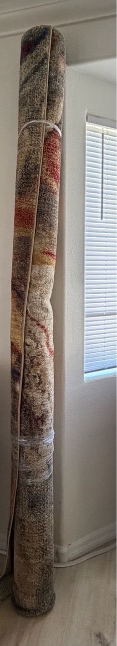 Large Area Rug – Neutral Multicolor Pattern