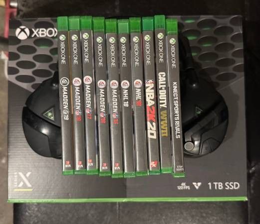 Xbox Series X (Bundle) | 10 Games | Headset