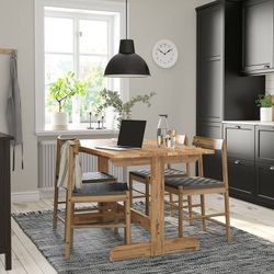 IKEA Acacia Solid Wood Dining Table (NACKANAS)