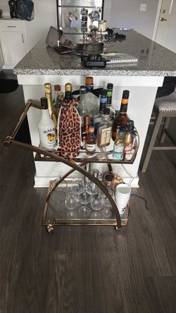 Gold Bar Cart