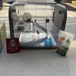 Hamster Cage With Extras